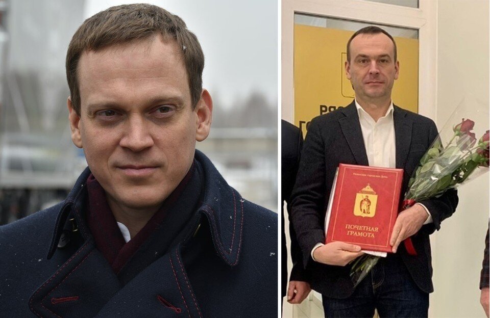     Губернатор Малков (слева) и Юрий Фурфурак, награжденный Почетной грамотой.