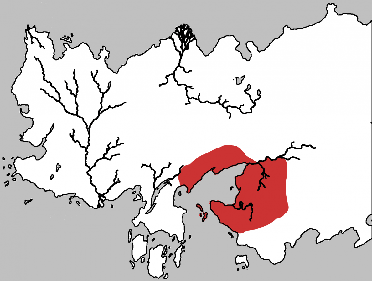 Примерно эту территорию контролировала империя.