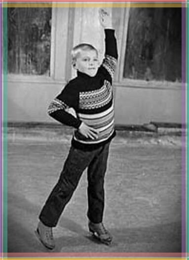 Евгений Платов в детстве.