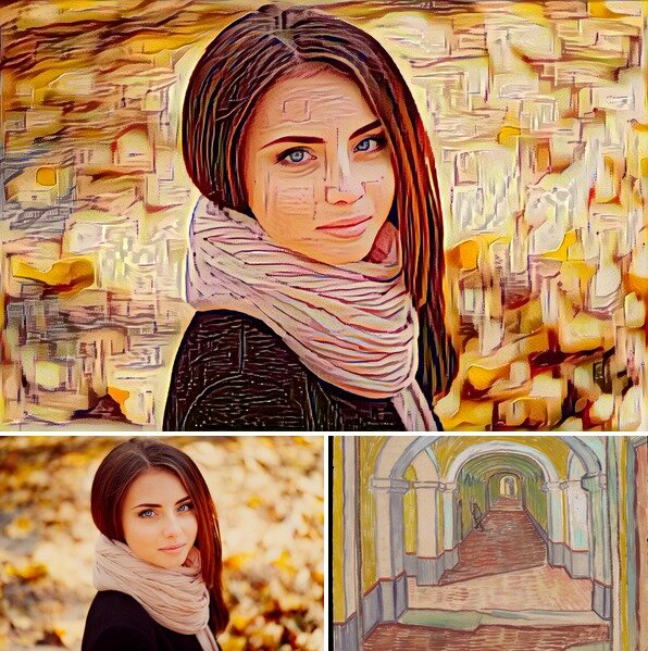 Искажение черт лица при стилизации.