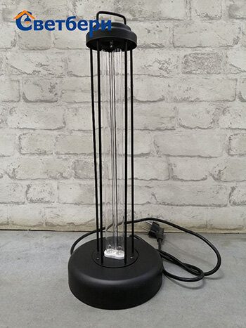 Лампа бактерицидная, черная UV-3-2G11-36W