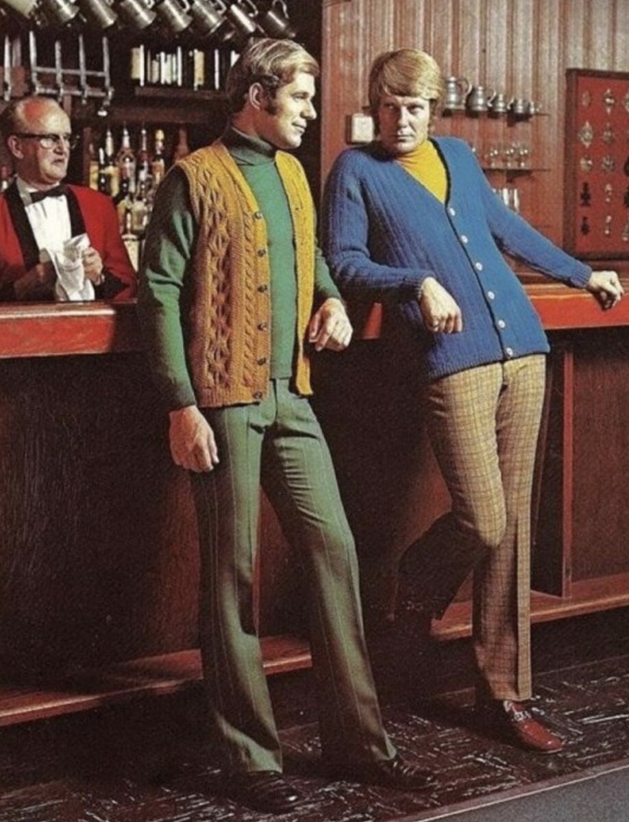 Мужская мода 1970-х годов в Англии