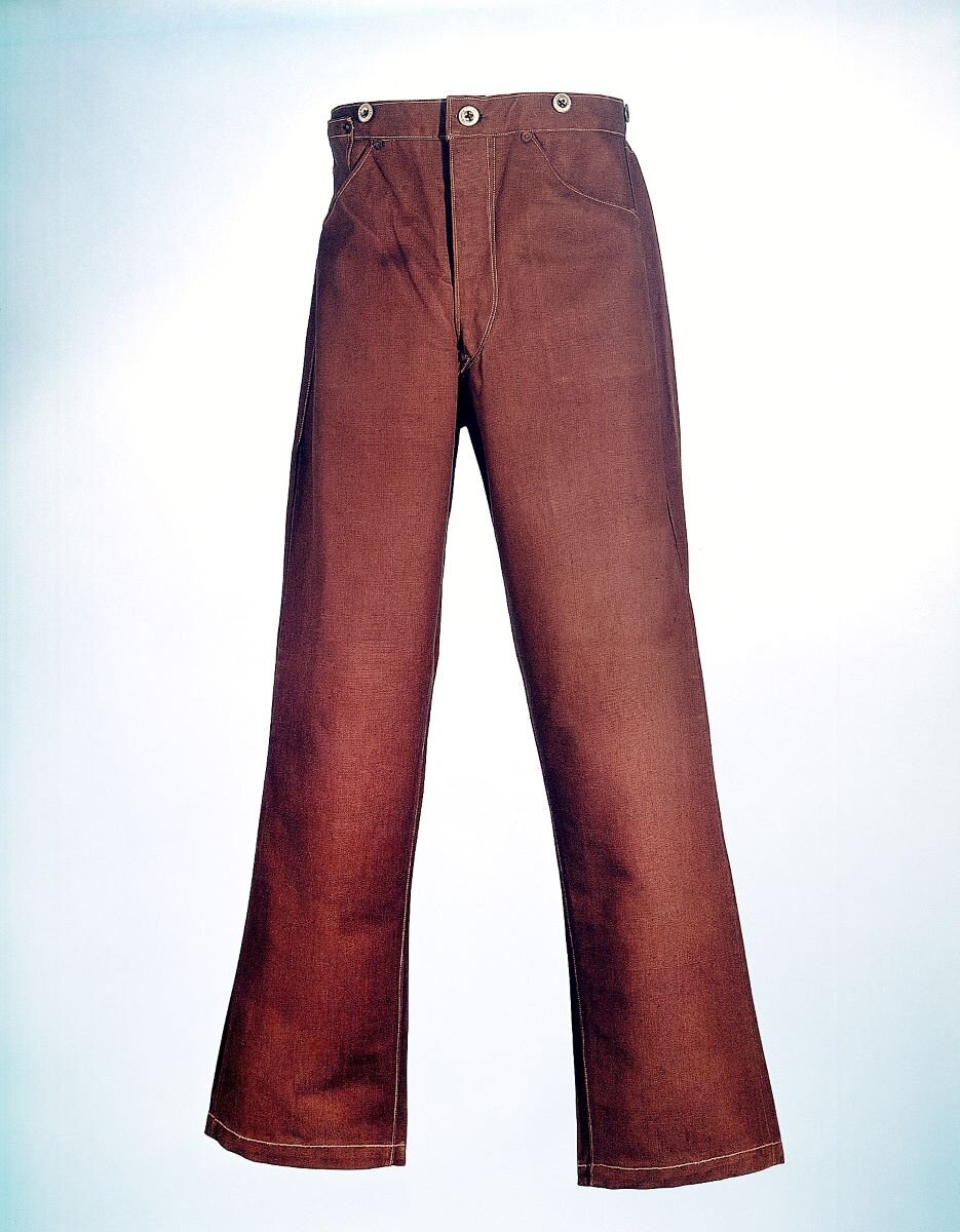 Levi's Brown Duck Trousers, США, 1873-1896 годы. © Национальный музей американской истории, США