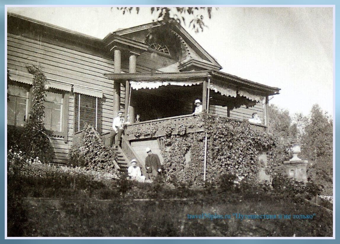 Южный фасад дома А.Н. Островкого. Фото начала 20 века.