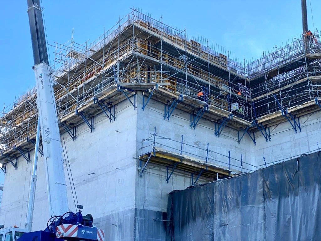 монтаж лесов Полати