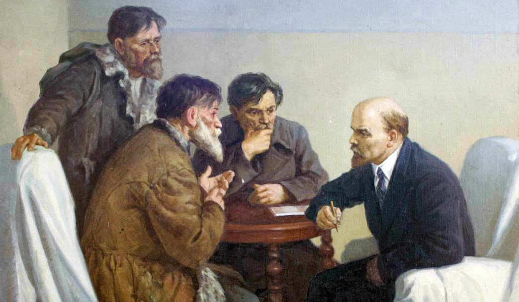 Ходоки у ленина автор картины