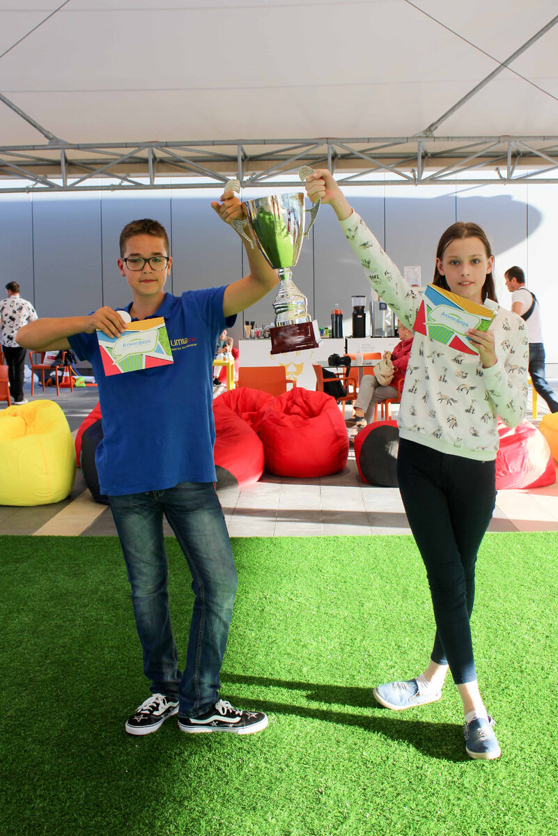 Спортивный праздник на летней крыше торгового центра "Каширская Плаза"