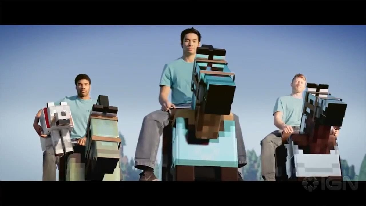 Кадр из фильма про майнкрафт