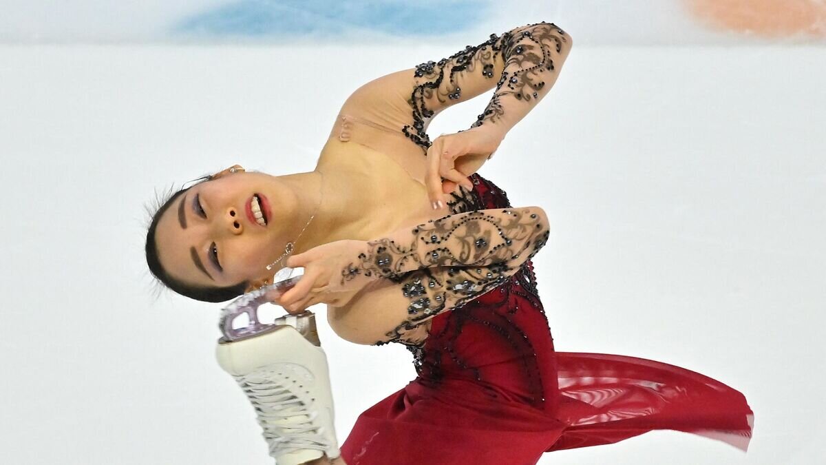    Фигуристка Маи Михара (Япония)© AFP 2022 / FILIPPO MONTEFORTE