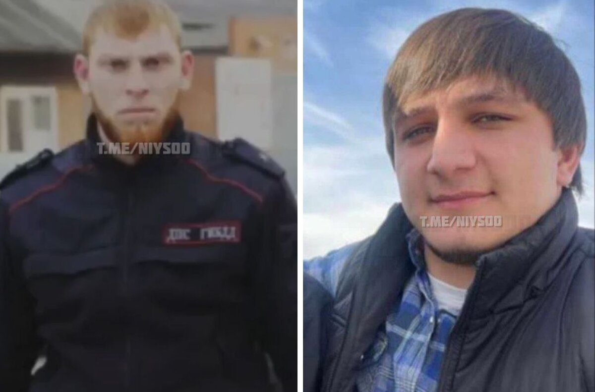 Слева — сотрудник ГИБДД, справа — сотрудник СОБРа Фото: Telegram-канал Niyso