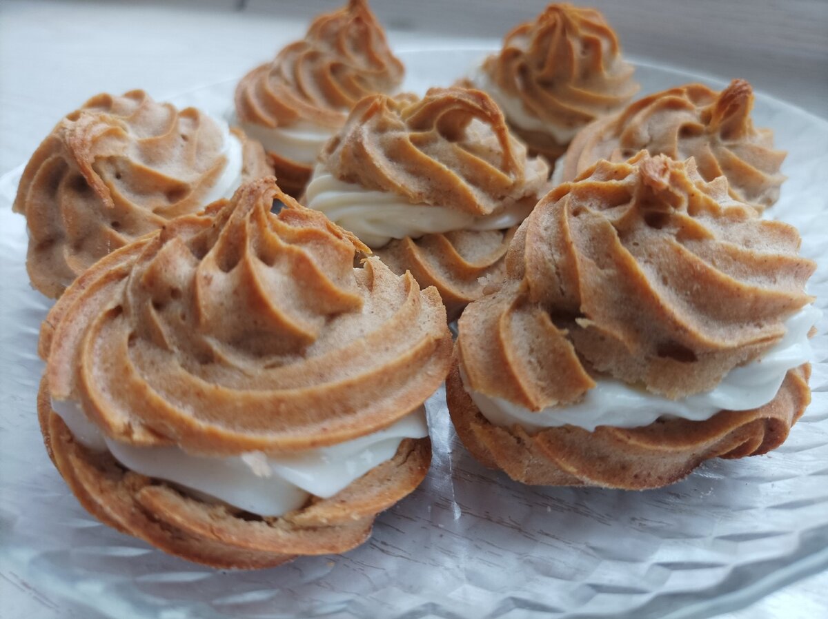 Профитроли без глютена и сахара 