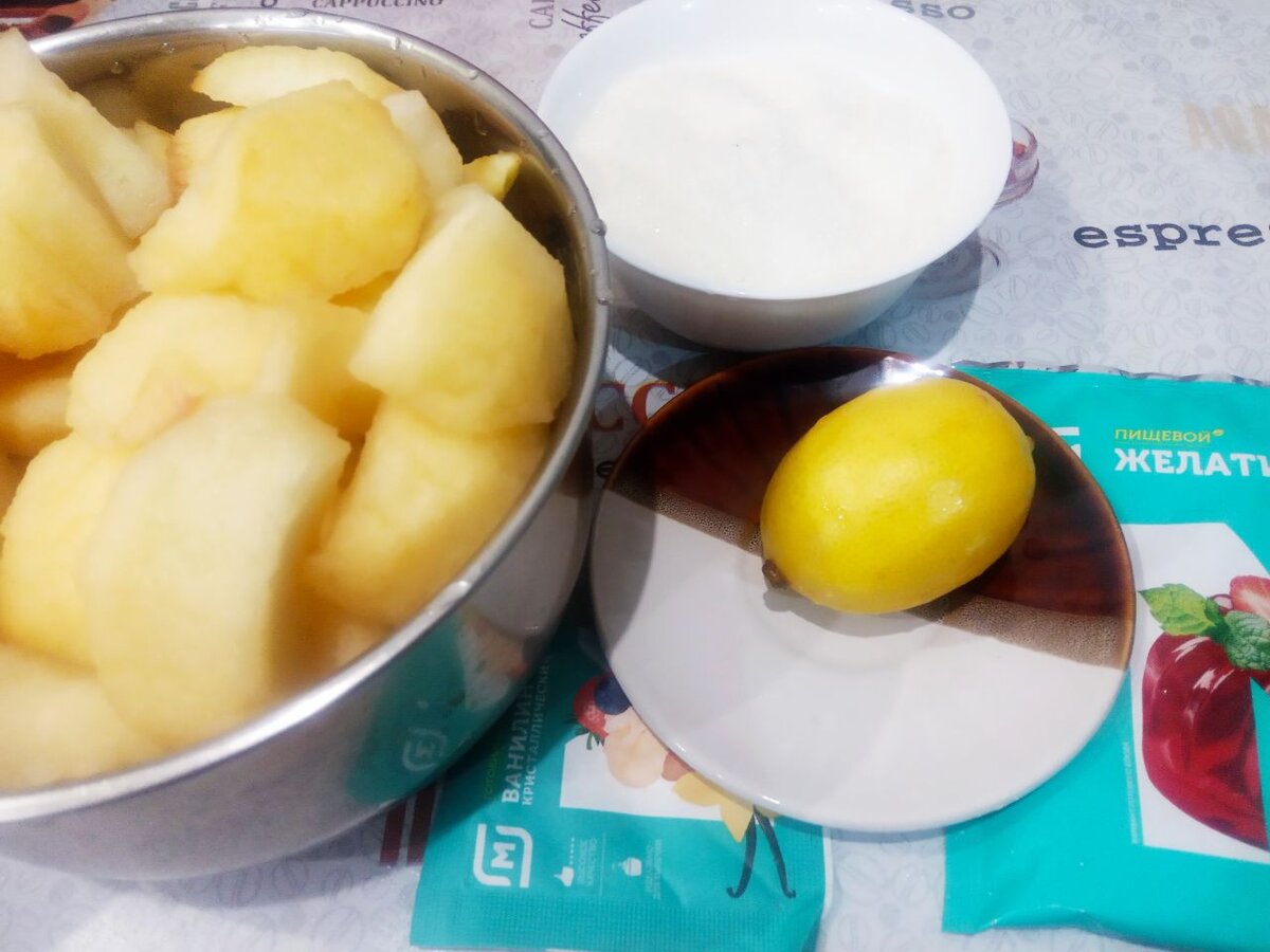 Ингредиенты для приготовления желе