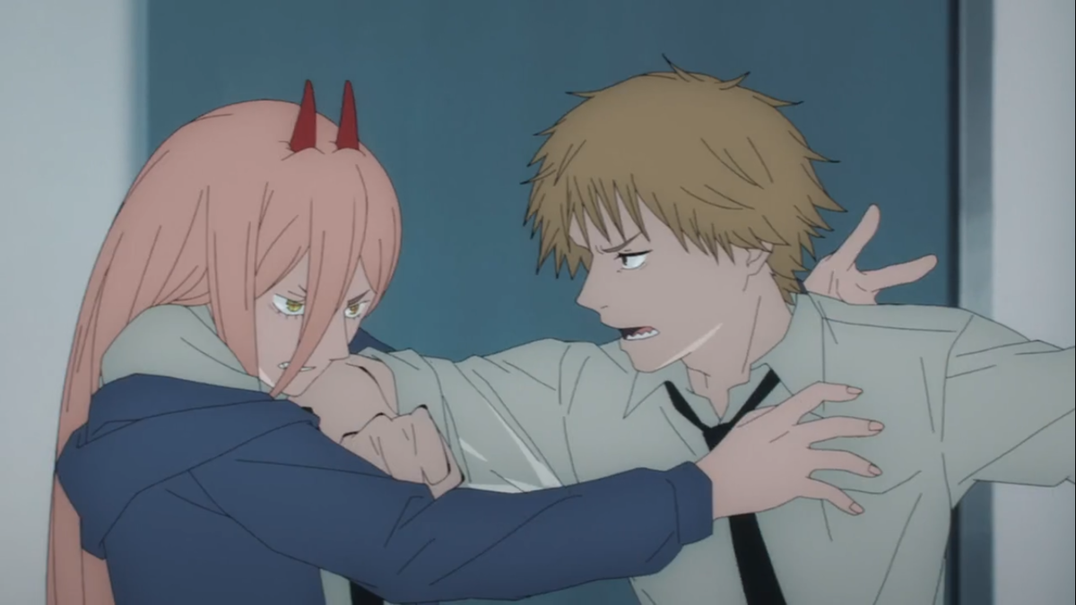 Скриншот из серии аниме.