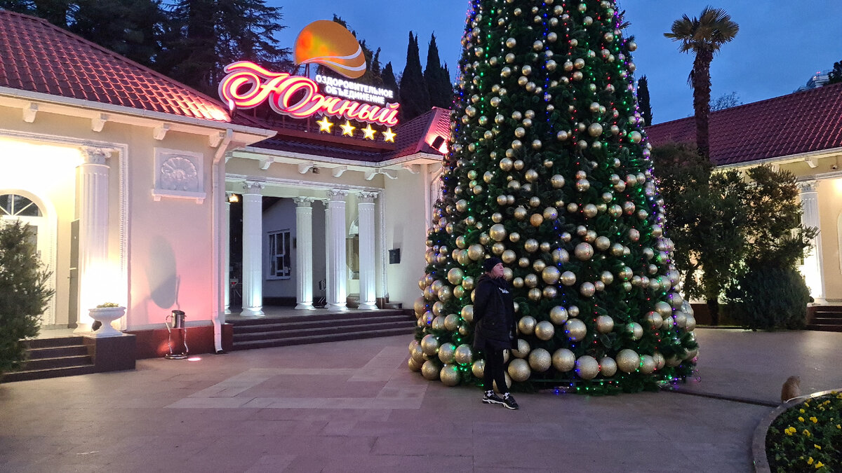 Фотографии у нее у нас есть из каждого предновогоднего путешествия.