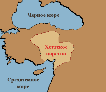 Карта Хеттского государства