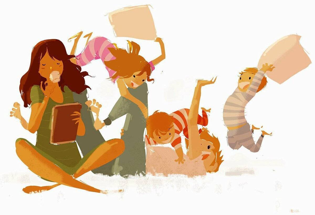 Так мало надо для счастья маме. Минутку тишины и чашечку кофе. Особенно после бессонных ночей.