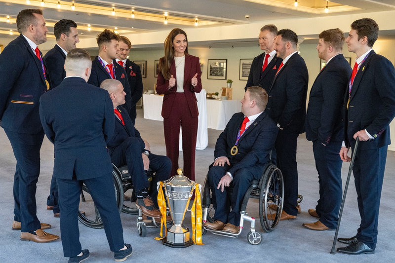    Кейт Миддлтон устроила прием для регбистов с ограниченными возможностями Legion-Media