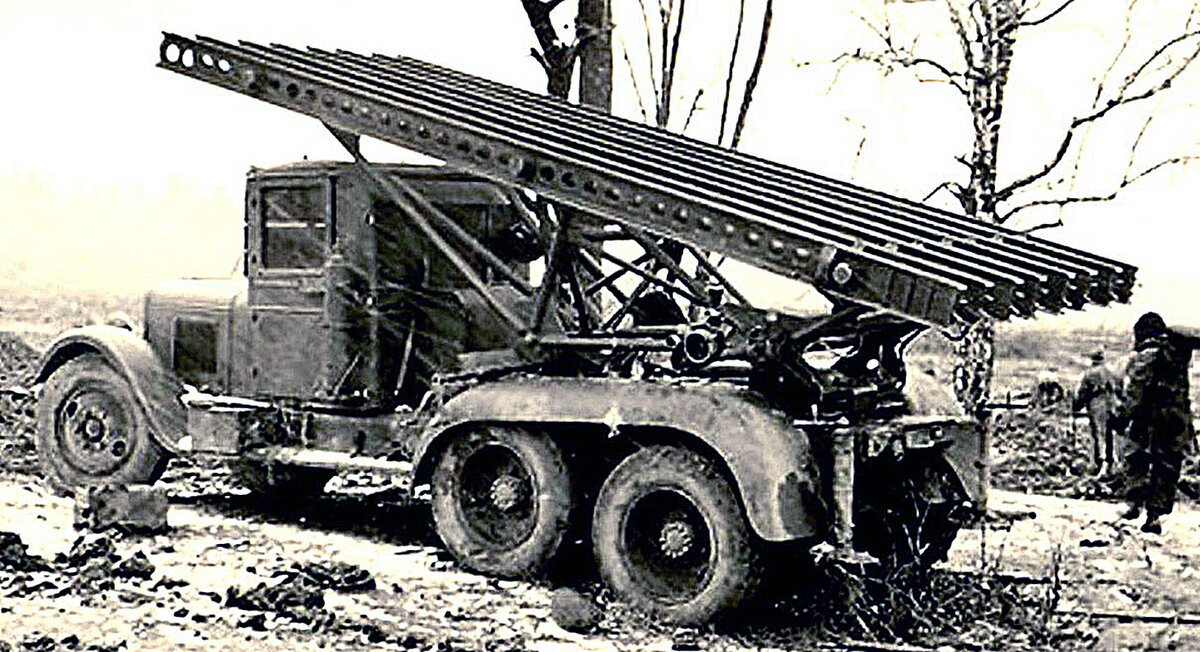 БМ-13 "Катюша" на базе грузовика ЗИС-6