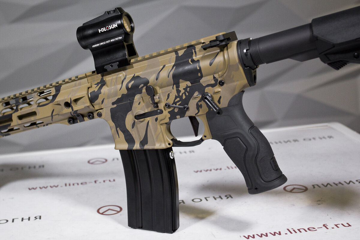 Рукоятка FAB Defense Gradus на карабине AR-15