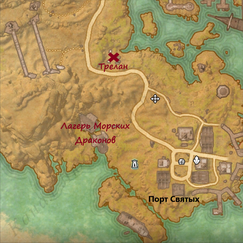 Местоположение лагерей