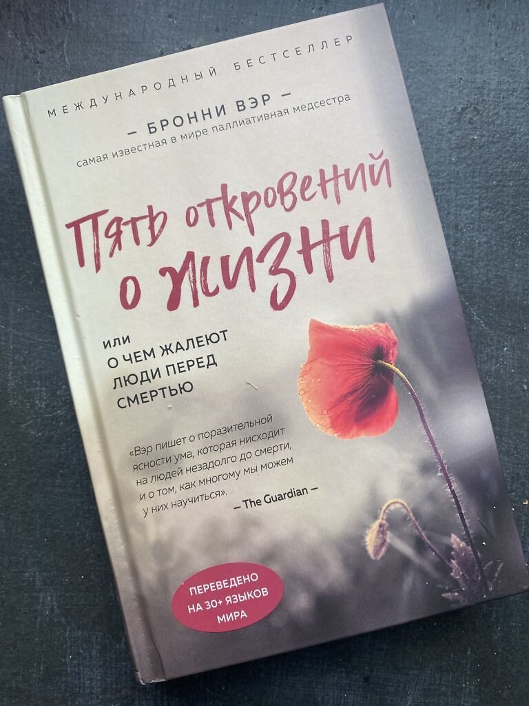 Бронни Вэр — пять откровений о жизни. О чем жалеют люди перед смертью. |  Библиотека успеха - обзор деловой литературы и личные финансы | Дзен