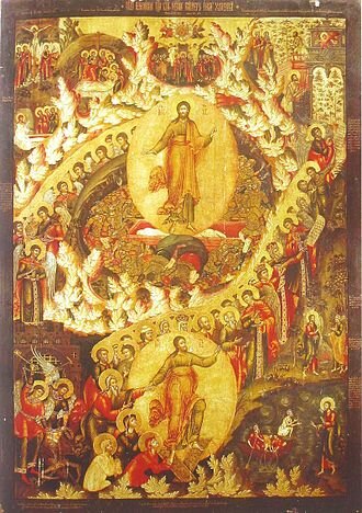 Воскресение Иисуса Христа, ярославская иконописная школа, XVII век 