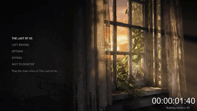 Видимо в главном меню очень ветрено