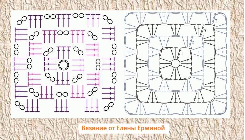 Половички крючком из старых вещей со схемами и описанием