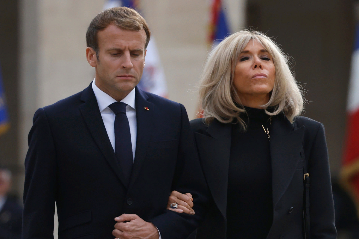 У президента франции макрона есть дети. Бриджит Макрон 2022.