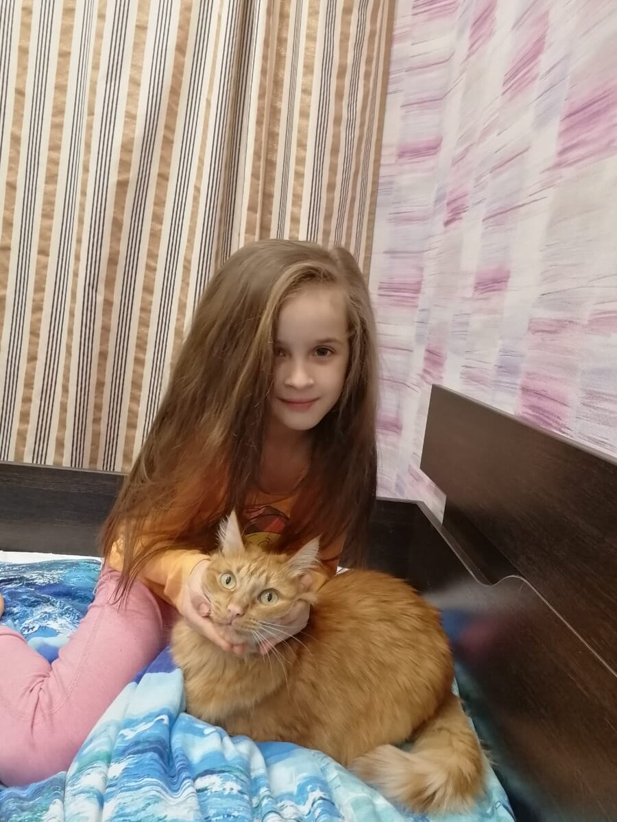 Оформить комнату для первоклассницы оказалось делом не легким, но очень интересным. Счастье есть. Есть и рыжий кот. Фото автора. 