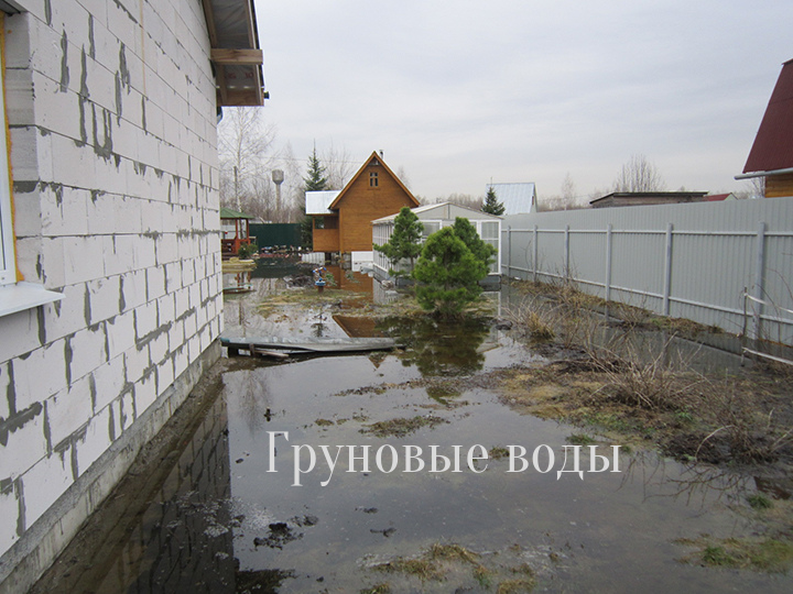 грунтовые воды на участке