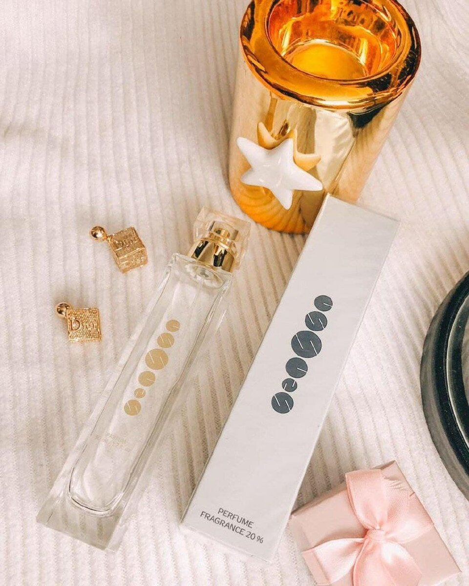 Вот таким образом выглядела коробка с духами при получении.

