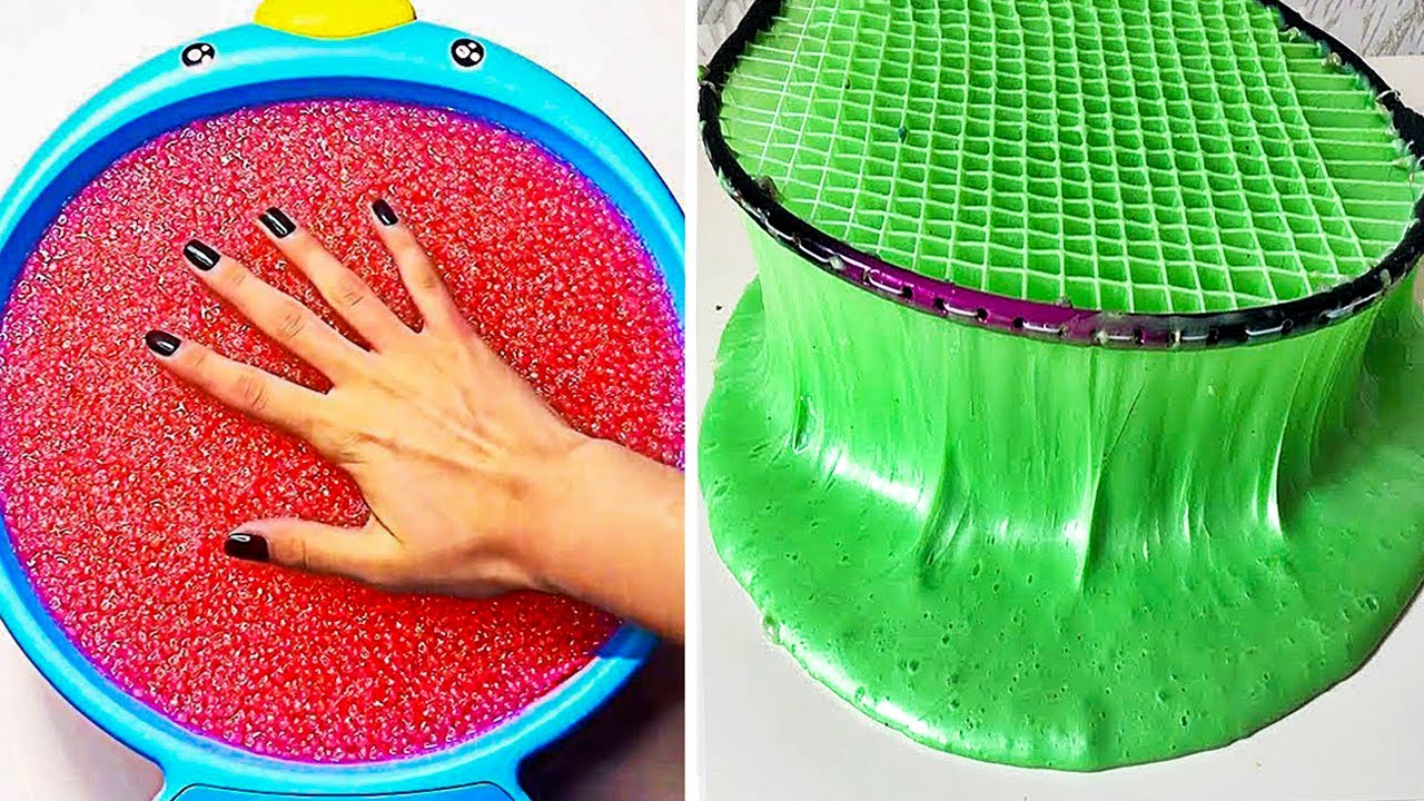 Satisfying Crunchy Slime ASMR 2020, Relaxing Slime Videos