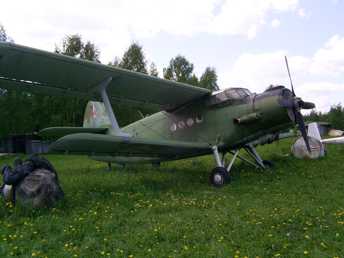 Кукурузник, самолет АН-2, действительно, имеется :)