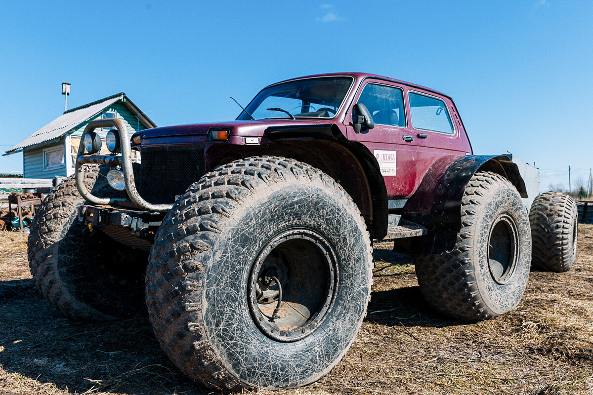 Высота колес - 150 см 