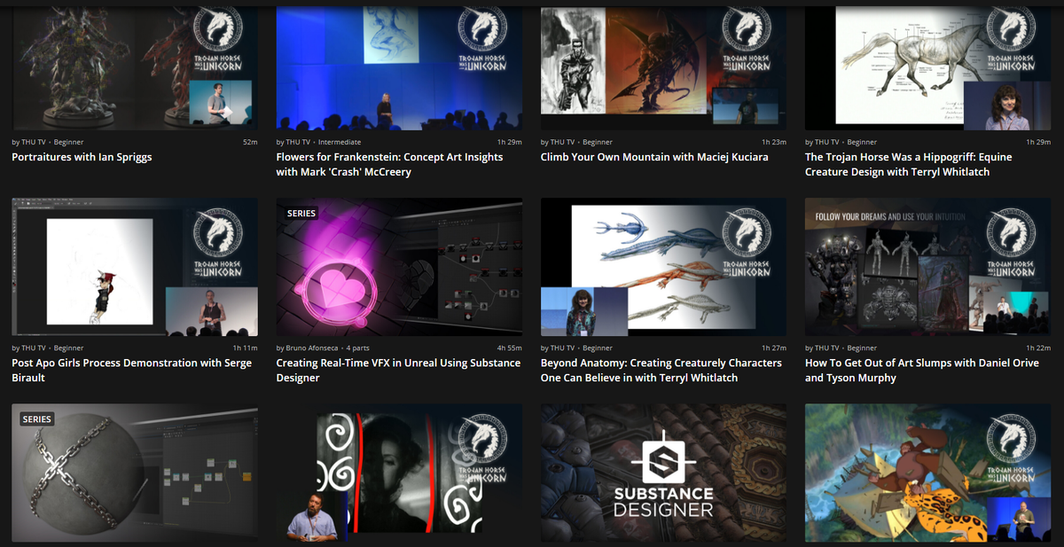 Скриншот с сайта ArtStation.