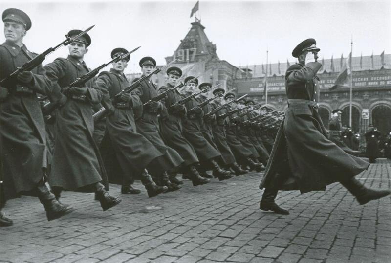 Москва. Красная площадь. 7 ноября 1957 г.