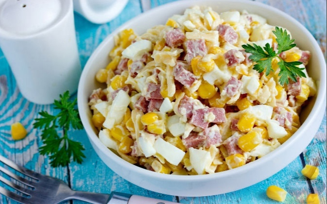 Вот так выглядит этот салат.