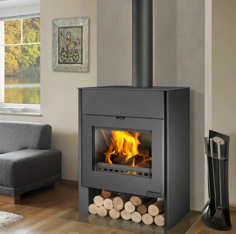 Печь-камин это не только тепло но и красиво (фото из интернета)