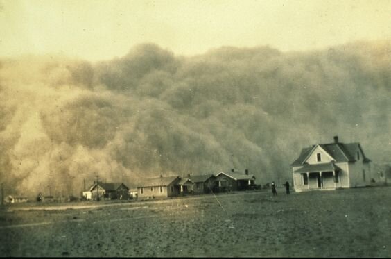 «Чёрное воскресенье» в Техасе, 1935 год / NOAA George E. Marsh Album