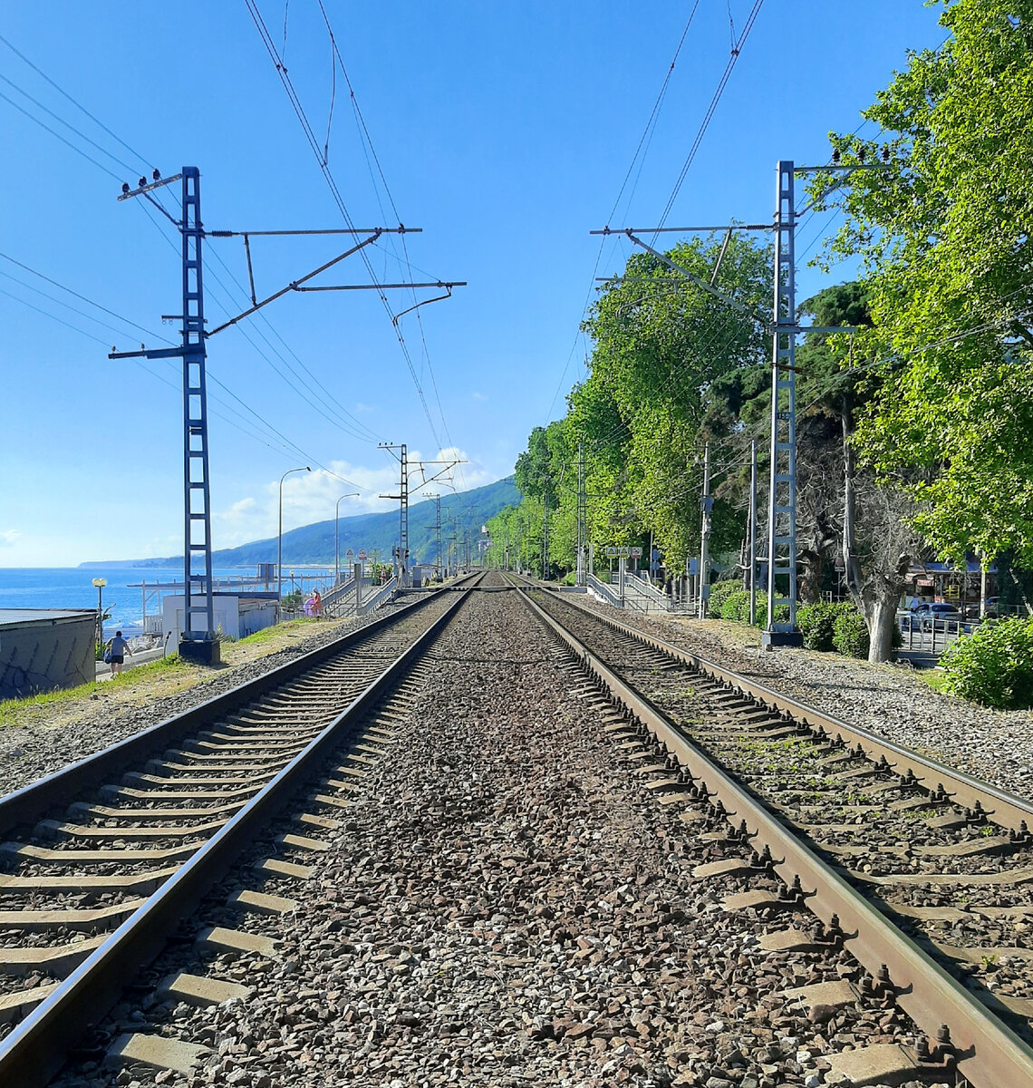 Железная дорога по Черноморскому побережью