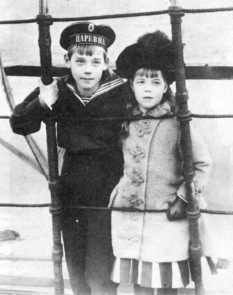 Ольга с братом Михаилом