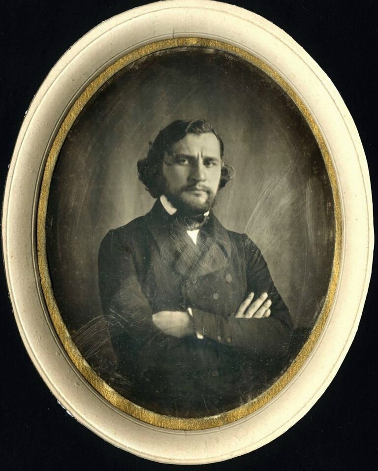 Фотография Ивана Тургенева. Середина XIX века