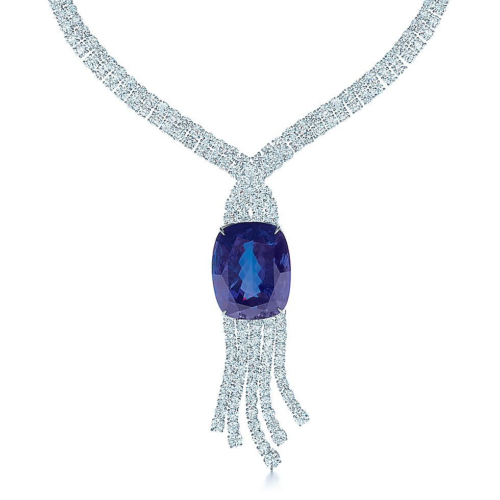 Колье с танзанитом от Тиффани