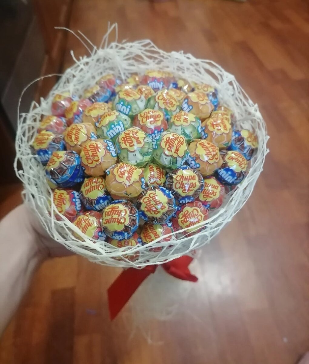 Сладкие букеты своими руками