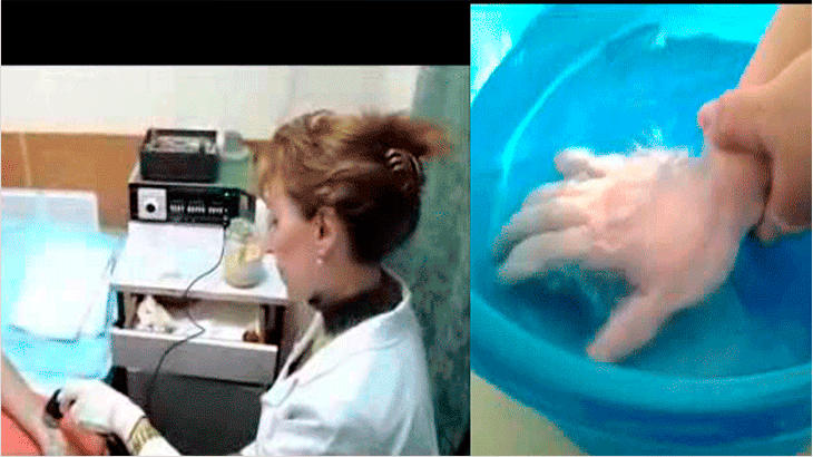 Физиопроцедуры.                                                          Солевые ванны.