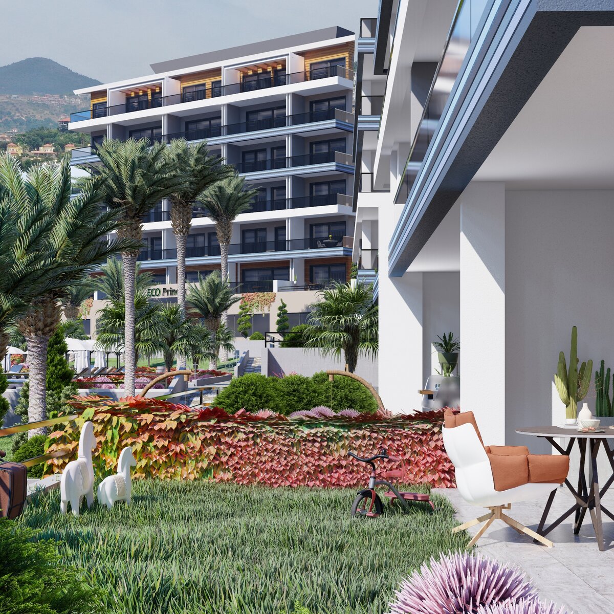 Сад в одном из будущих домов. И он может быть вашим😎