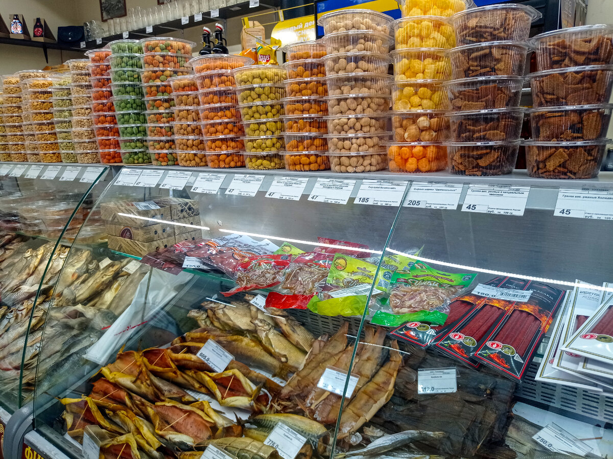 В магазине Жигулевского пивоваренного завода.