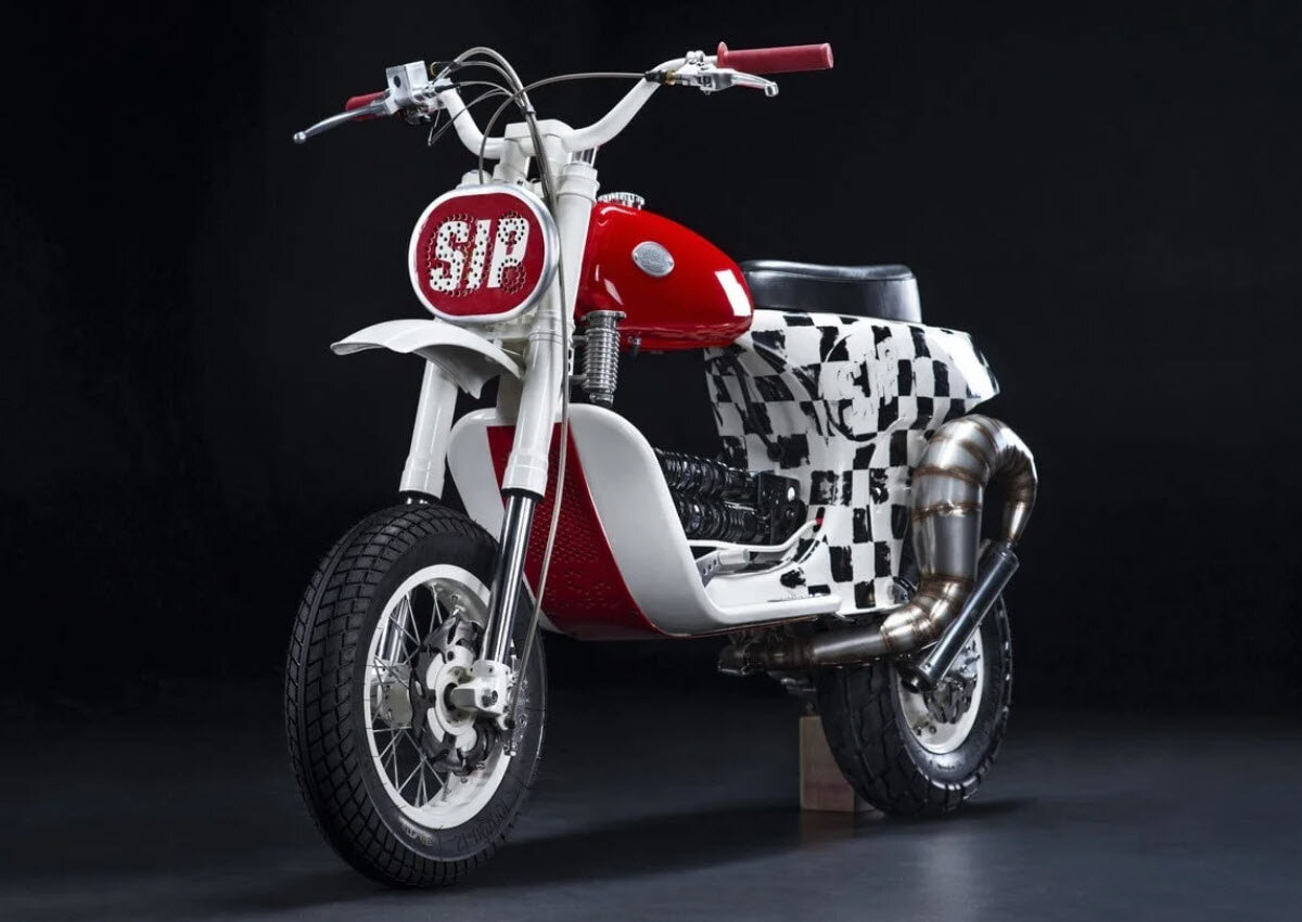 Скутер-скрэмблер это реальность!