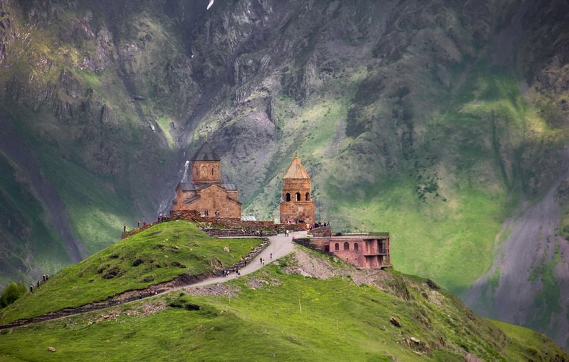 Kazbegi Грузия достопримечательности